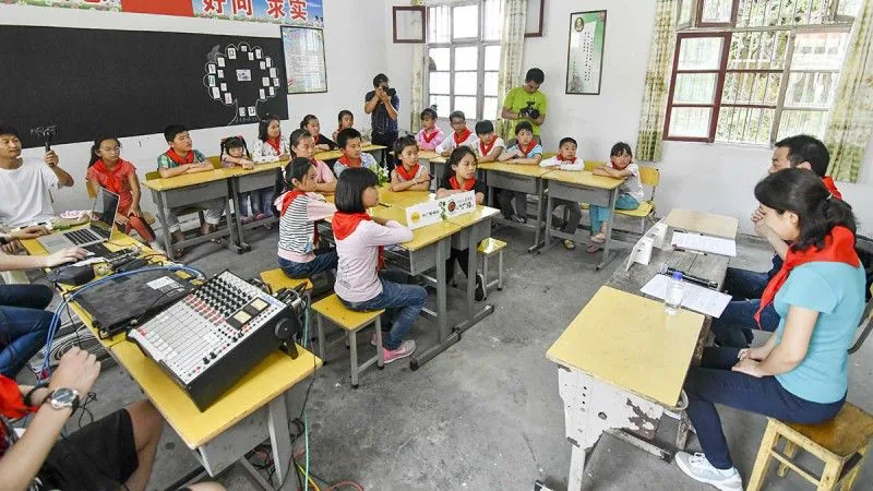 六月，又一座“山村学校广播站”开播了！项目记录图片