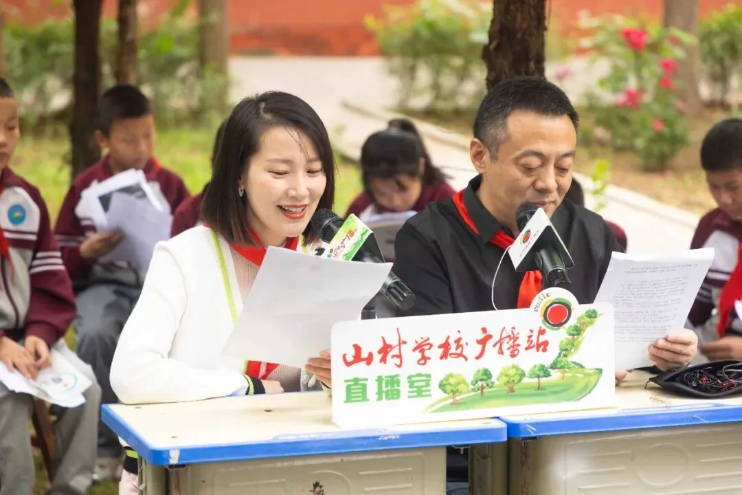 听见梦想|宁夏吴忠马莲渠中心学校·山村学校广播站开播啦!项目记录图片