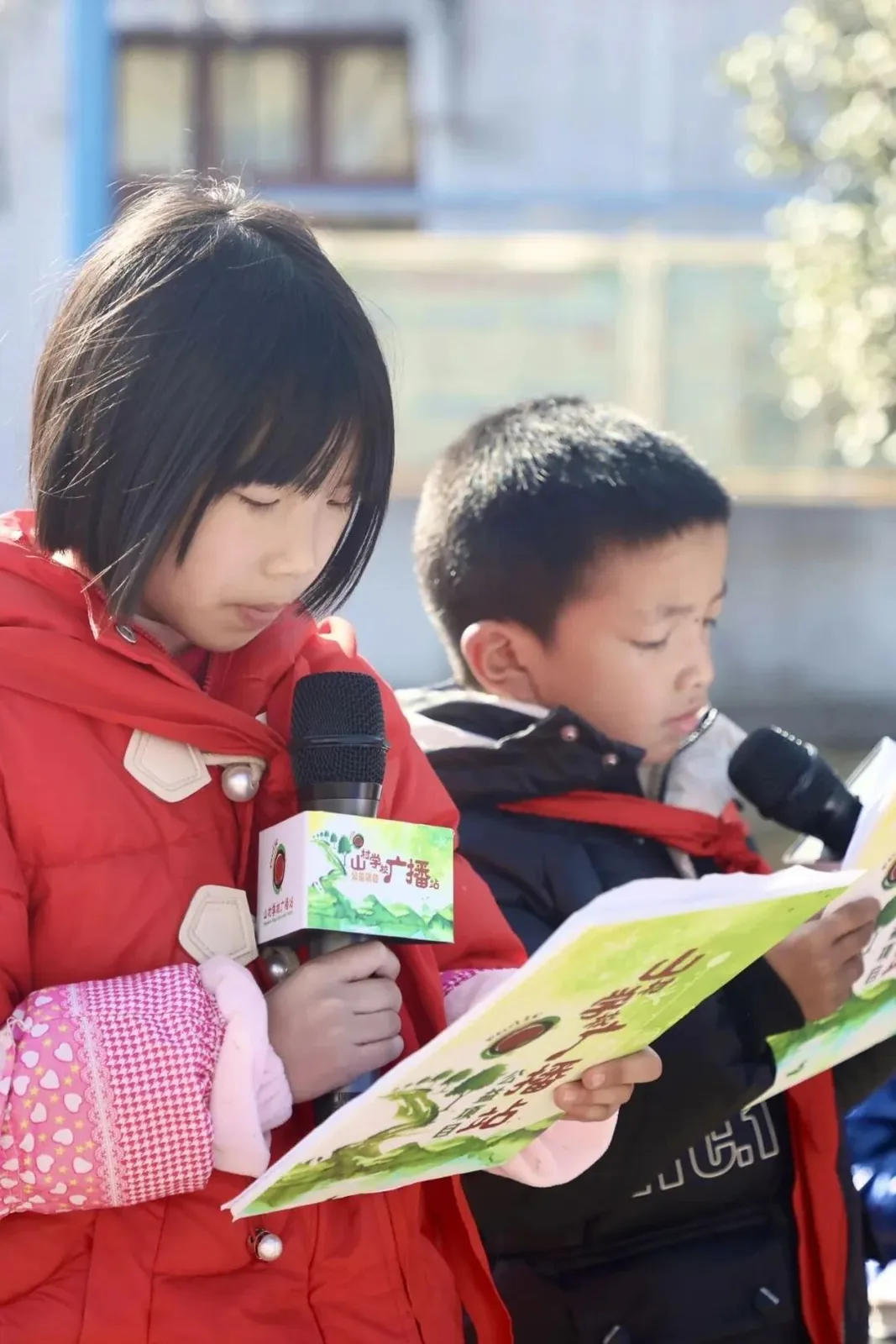听见梦想|大别山王畈小学·山村学校广播站开播了!相关报道配图